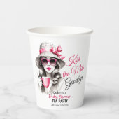 キス・ザ・ミス・グッバイ　ブライダルシャワーティーパーティー 紙コップ (裏面)