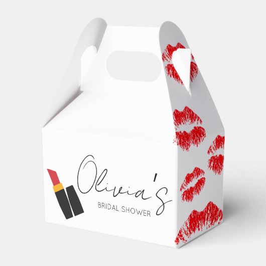 キス・ザ・ミス・グッバイ ブライダルシャワー フェイバーボックス (正面サイド)