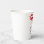 キス・ザ・ミス・グッバイ ブライダルシャワー 紙コップ (右)