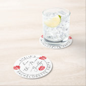 キス・ザ・ミス・グッバイ 独身最後のパーティー ラウンドペーパーコースター (インサイチュ)