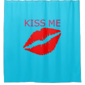 キス シャワーカーテン (正面)