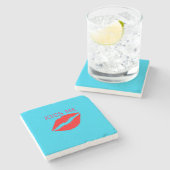 キス ストーンコースター (横)