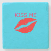 キス ストーンコースター (正面)