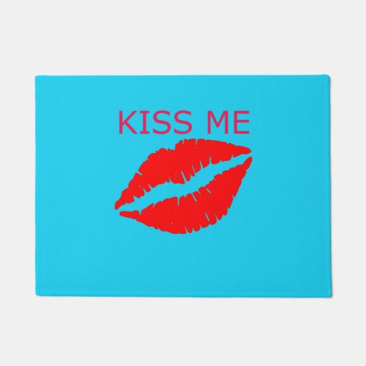 キス ドアマット (正面)