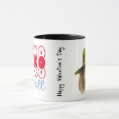 キス&ハグスバレンタインザドッグホリデーカード マグカップ (中央)