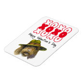 キス&ハグスバレンタインザドッグ冷蔵庫 マグネット (左側)