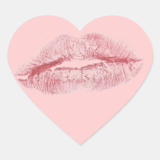 キス ハートシール (正面)