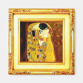 キス、ファインアート、グスタフクリムト磁石 マグネット (正面)