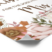 キス フォー スーン ミセス ボホー オータム シャワー ゲーム サイン (角)