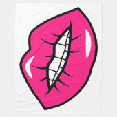 キス フリースブランケット (正面)