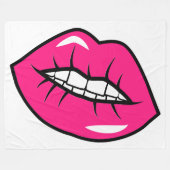 キス フリースブランケット (正面(横))