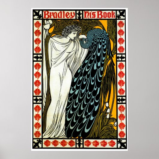 キス/ブラッドリー彼の本1896 toヴィンテージ ポスター (正面)