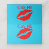 キス プレイスカード (内部開封)