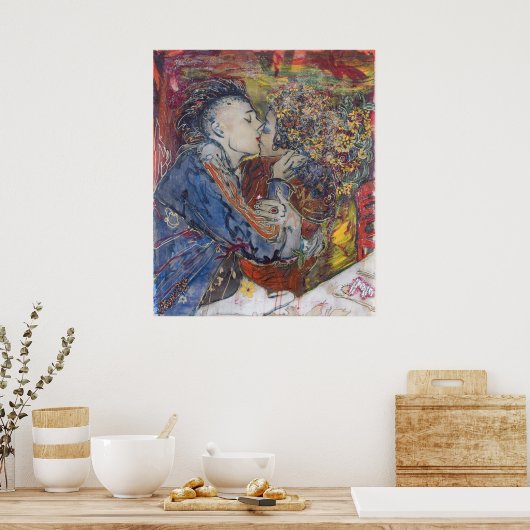 「キス」 ポスター (キッチン)