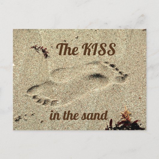 キス ポストカード (正面)