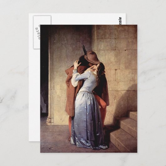 キス ポストカード (正面/裏面)