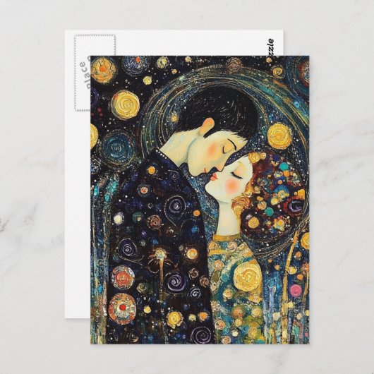 キス ポストカード (正面/裏面)