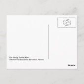 キス ポストカード (裏面)