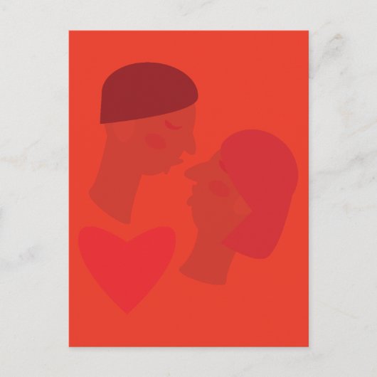 キス ポストカード (正面)