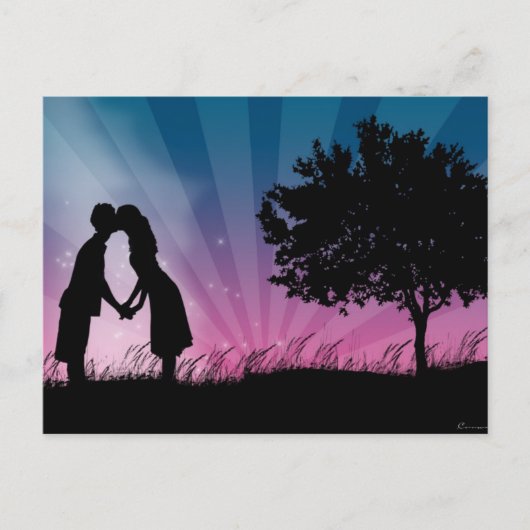 キス ポストカード (正面)