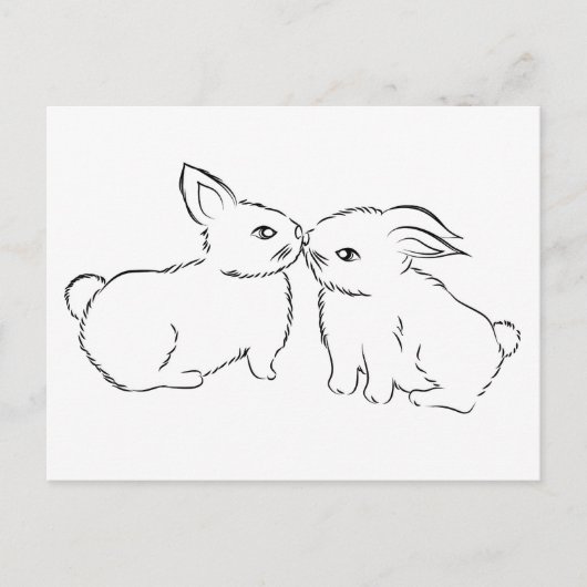キス ポストカード (正面)