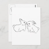 キス ポストカード (正面/裏面)