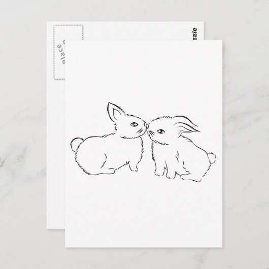 キス ポストカード (正面/裏面)