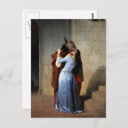 キス ポストカード (正面/裏面)