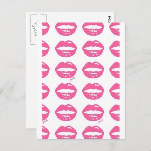 キス ポストカード (正面/裏面)