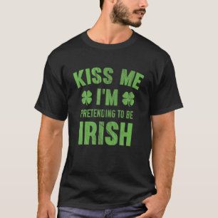 キス・ミー・アイリッシュ・フリー・アイルランド Tシャツ