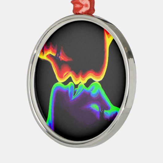 キス メタルオーナメント (左)