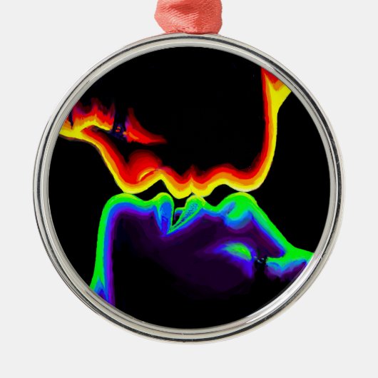 キス メタルオーナメント (正面)