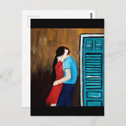 キス。愛. ポストカード (正面/裏面)