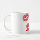 キス、朝のキス コーヒーマグカップ (左)
