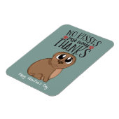 キス...犬からバレンタインを冷蔵庫 マグネット (左側)