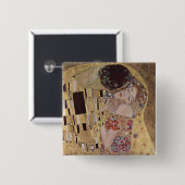 キス 缶バッジ (正面&裏面)