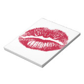 キス、赤い唇 ノートパッド (回転)