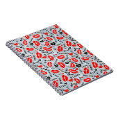 キス、赤い唇。 ノートブック (右側)