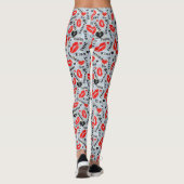 キス、赤い唇。 レギンス (裏面)