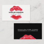 キス（黒/白） 名刺 (正面/裏面)