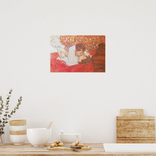 キス, 1893 ポスター (キッチン)