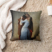 キス(by Francesco Hayez) クッション (ブランケット)