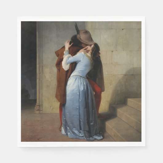 キス(by Francesco Hayez) スタンダードランチョンナプキン (正面)