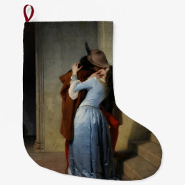 キス(by Francesco Hayez) ラージクリスマスストッキング