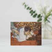 キス-by Henri de Toulouse-Laurec ポストカード (スタンド正面)