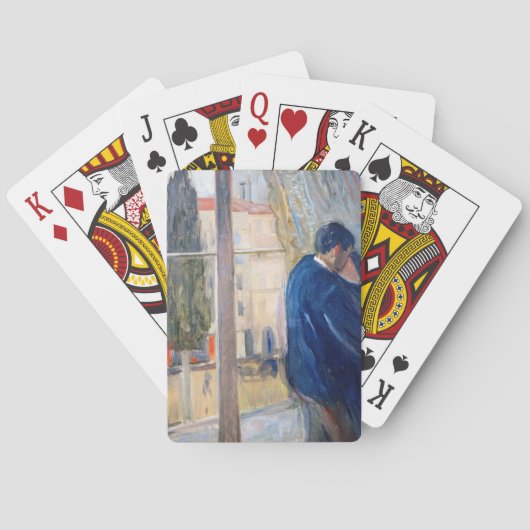 キス(Edvard Munch著) トランプ (裏面)