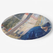 キス（Edvard Munch著） ペーパープレート (アングル)