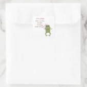 キスAいくつかのカエル スクエアシール (バッグ)