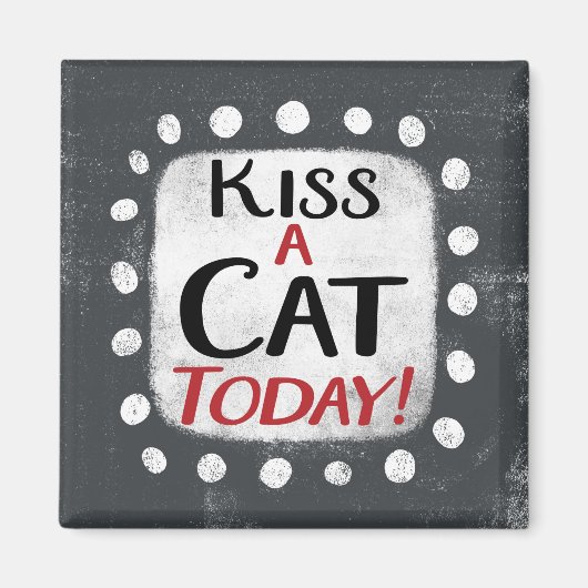 キスAキャットトゥデイ冷凍機磁石 マグネット (正面)