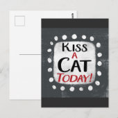 キスA Cat Todayはがき ポストカード (正面/裏面)